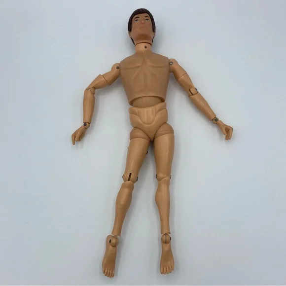 GI Joe 1964 Lot Vtg Flocked Hair Scar Action Figure Clothes Squid Foot Locker